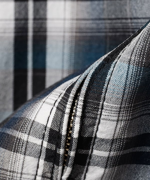 BEAMS (BEAMS) Short Check Blouson (Blouson Blouson) for sale