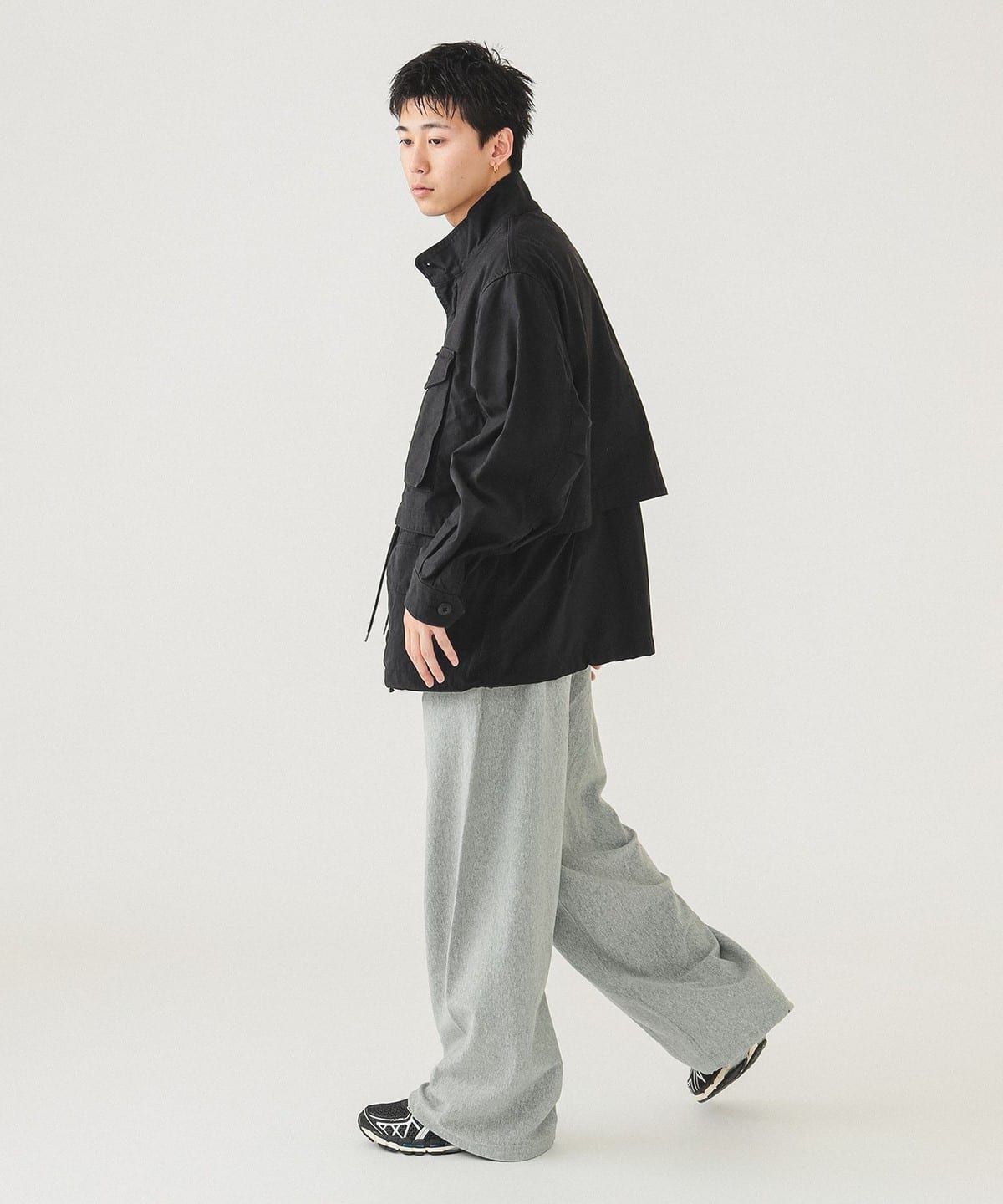 BEAMS Back BEAMS Layered M-65 Blouson (Blouson Blouson) for