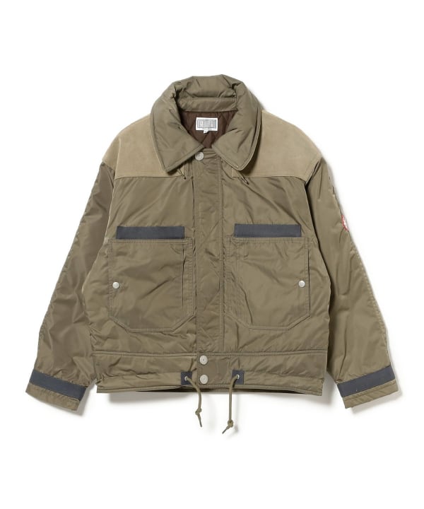 BEAMS（ビームス）C.E / LEATHER SHOULDER BOMBER JACKET（ブルゾン ブルゾン）通販｜BEAMS