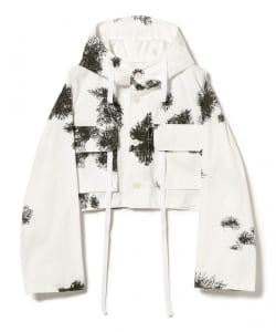 ▲AiE / Short Cape - Snow Camo Printed
