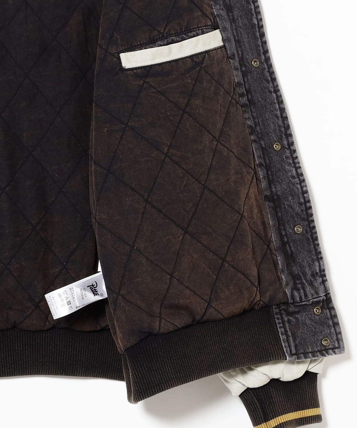 BEAMS（ビームス）PATTA / Homerun Denim Varsity Jacket