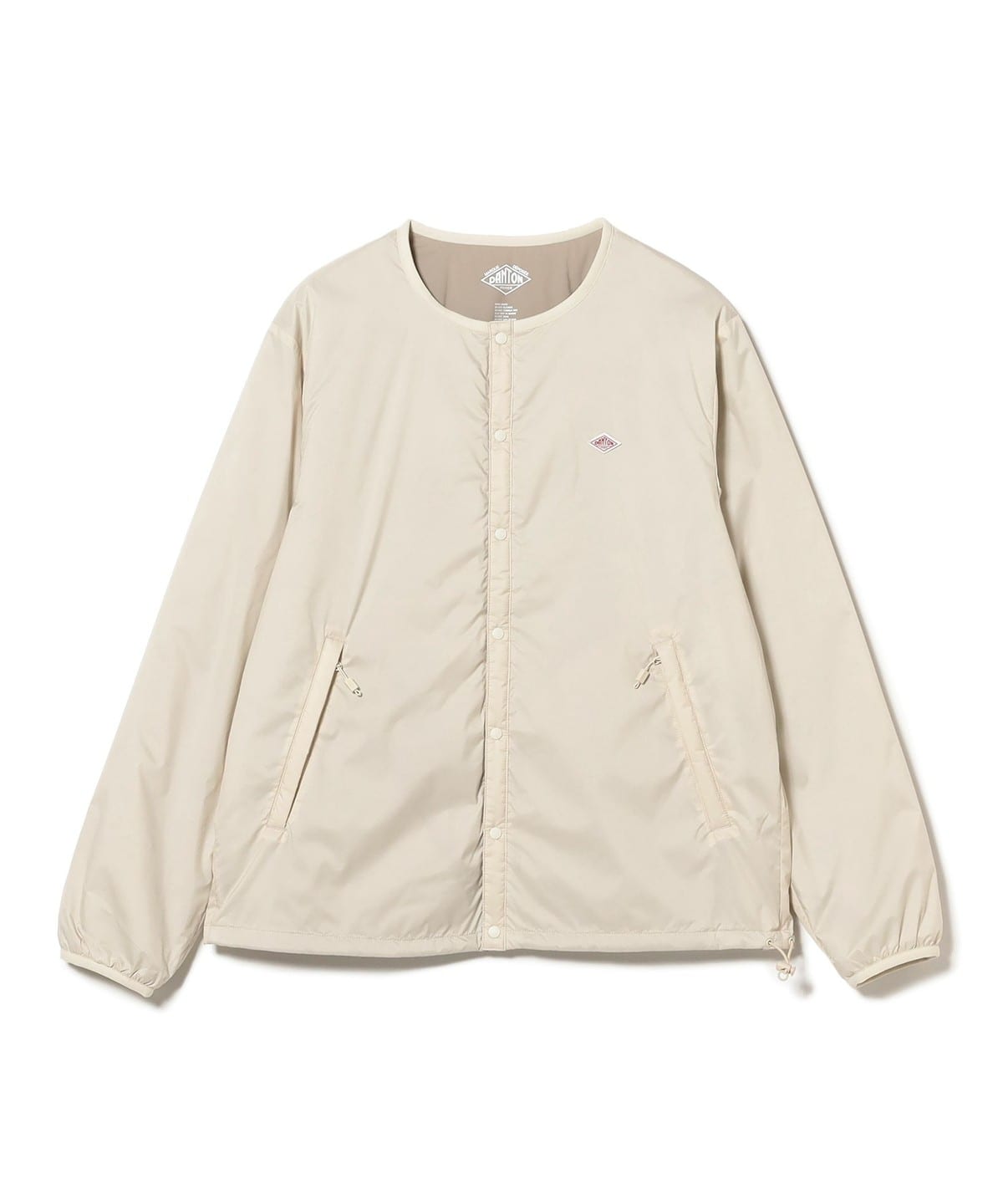 DANTON ダントン / INSULATION COLLARLESS JACKET ブルゾン MEN IVORY M DANTON ダントン / INSULATION COLLARLESS JACKET ブルゾン MEN IVORY M