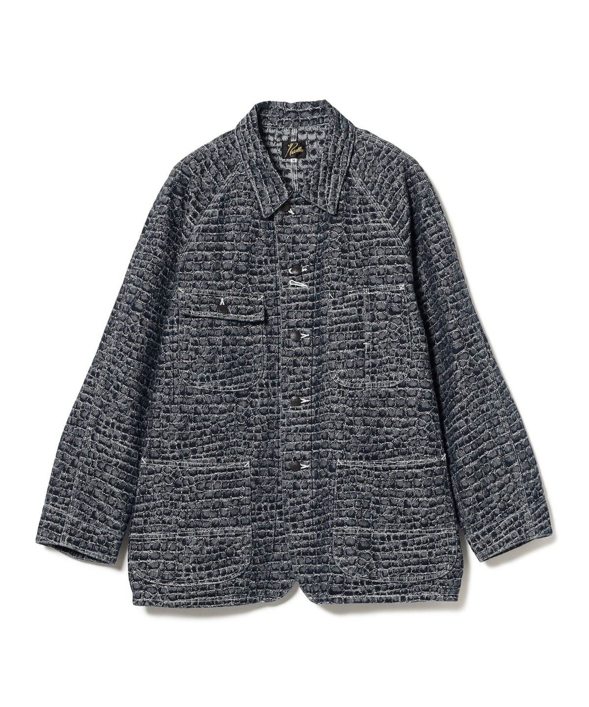 NEEDLES ニードルズ / Coverall - 10oz Denim / Crocodile Jacquard ブルゾン MEN Indigo L NEEDLES ニードルズ / Coverall - 10oz Denim / Crocodile Jacquard ブルゾン MEN Indigo L