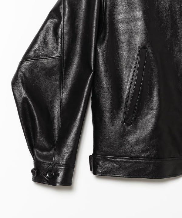 BEAMS（ビームス）the A / Leather Zip Blouson（ブルゾン レザー