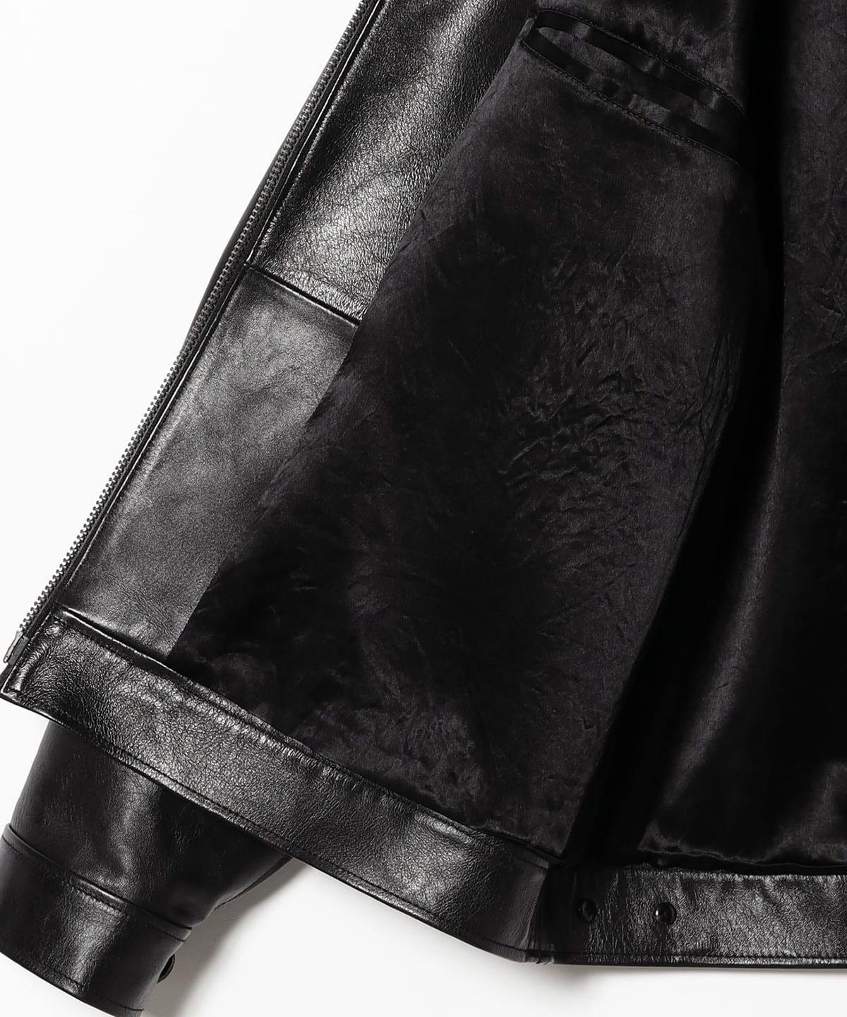 BEAMS（ビームス）the A / Leather Zip Blouson（ブルゾン レザー