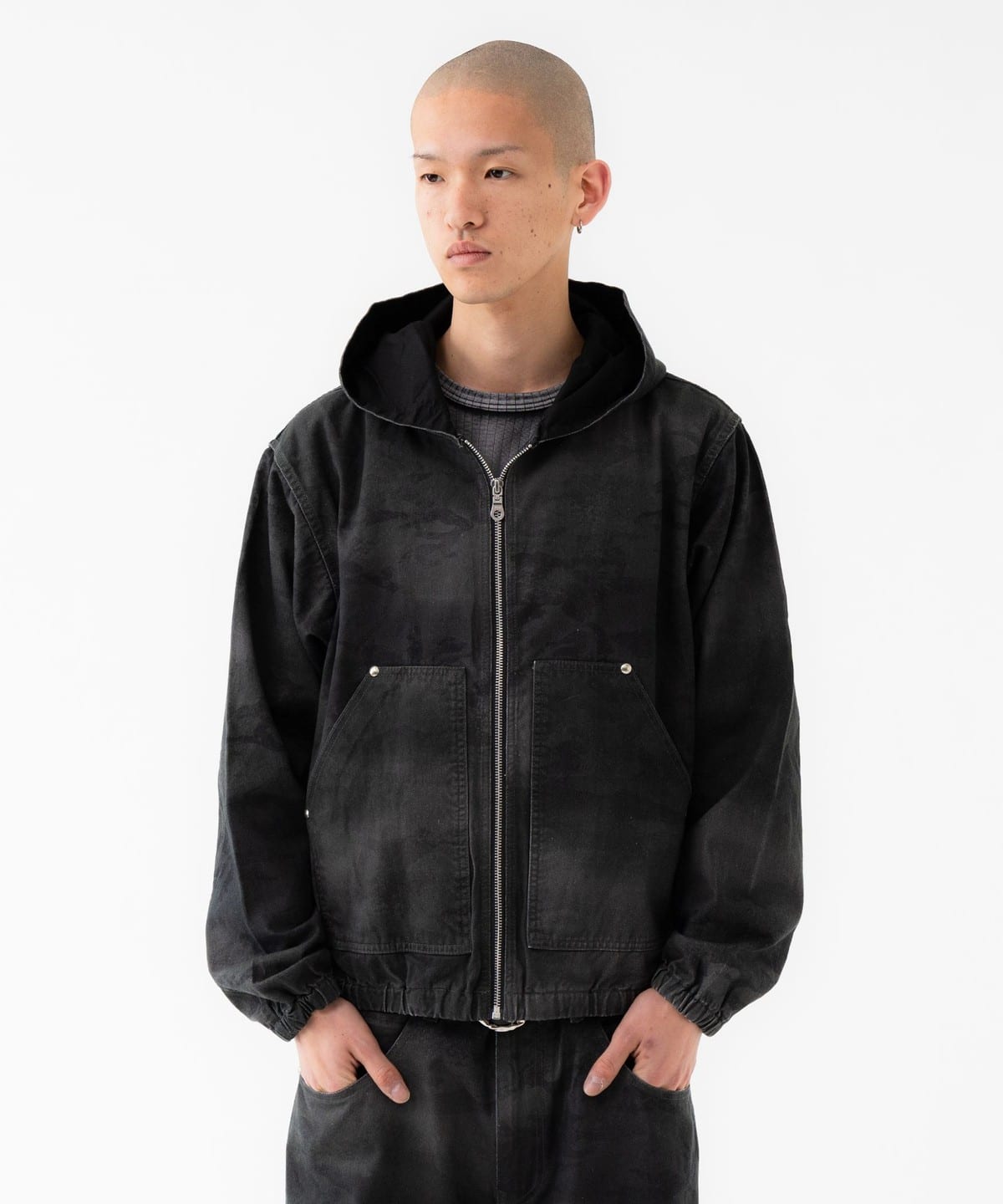 FUTURE ARCHIVE / フェード カモ フーディ トップス MEN FADE BLACK S FUTURE ARCHIVE / フェード カモ フーディ トップス MEN FADE BLACK S