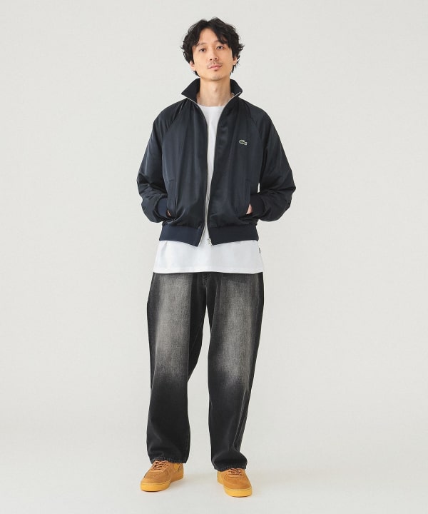 BEAMS（ビームス）【別注】LACOSTE / サテンジャケット
