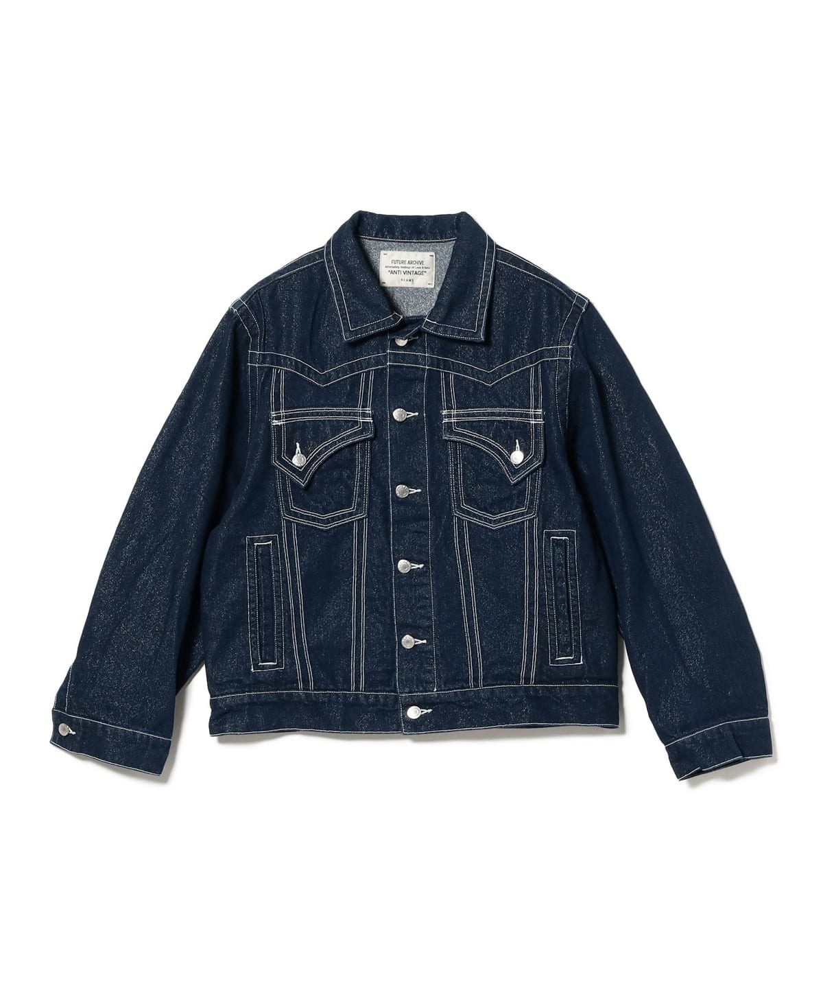 FUTURE ARCHIVE / GLITTER DENIM JACKET ブルゾン MEN INDIGO M FUTURE ARCHIVE / GLITTER DENIM JACKET ブルゾン MEN INDIGO M