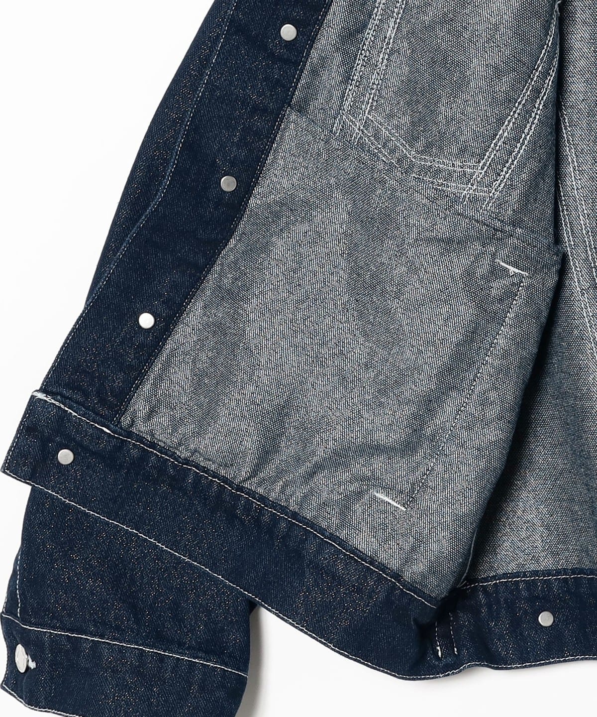 BEAMS BEAMS FUTURE ARCHIVE / GLITTER DENIM JACKET（宽松牛仔夹克