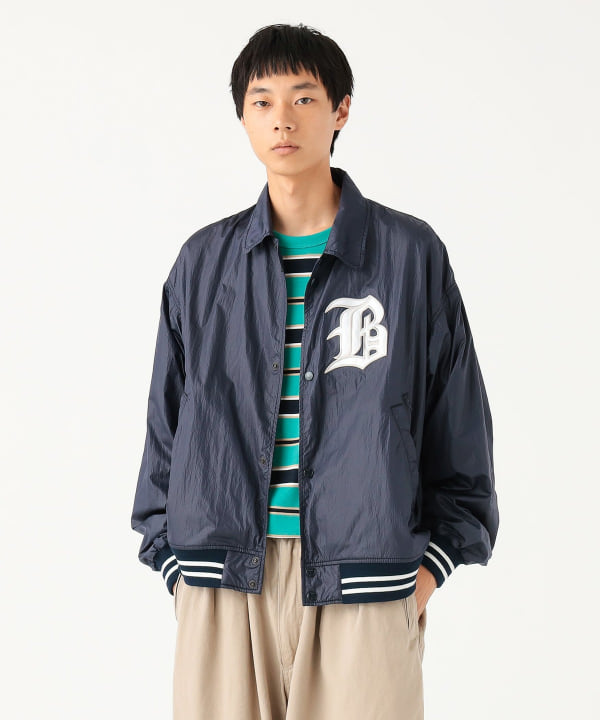 BEAMS（ビームス）ワイドショートフィット ナイロン バーシティ