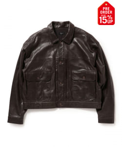 【+15%ポイントUP】シープレザー ショート ジャケット