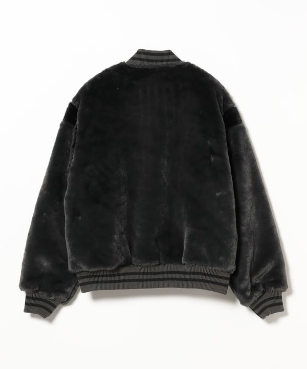 BEAMS（ビームス）ワイドフィット フェイクファー バーシティ