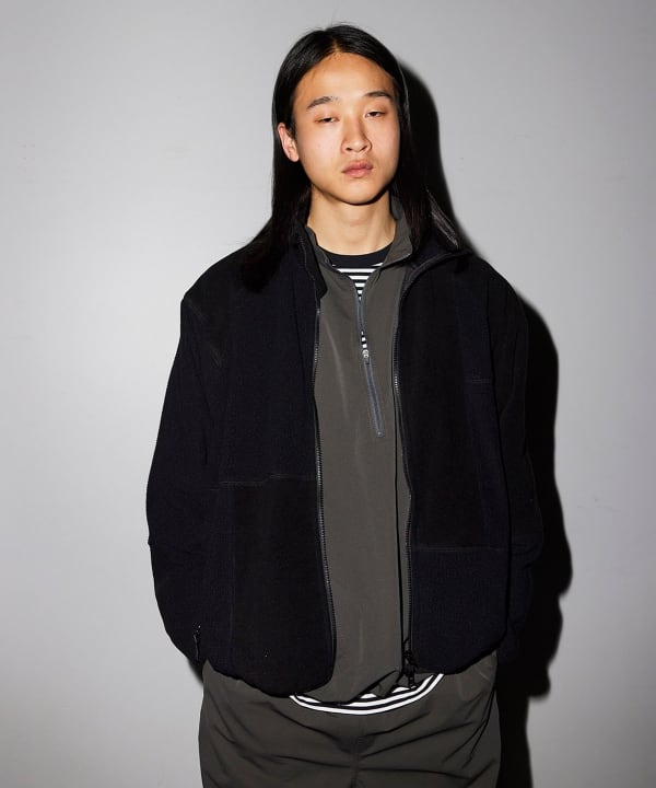 BEAMS（ビームス）ワイドフィット 3タイプ フリース ブルゾン