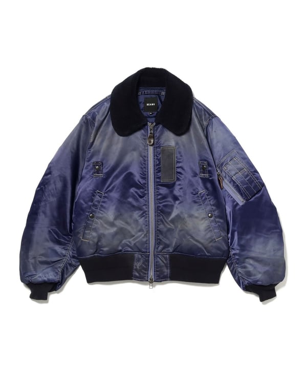 BEAMS PLUS L-2B MA1 フライトジャケット ダウン S カーキ BEAMS（ビームス）【+15%ポイントUP】ワイドショートフィット B