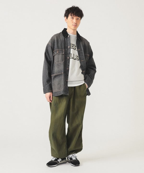BEAMS（ビームス）ルーズ デニム カバーオール ジャケット