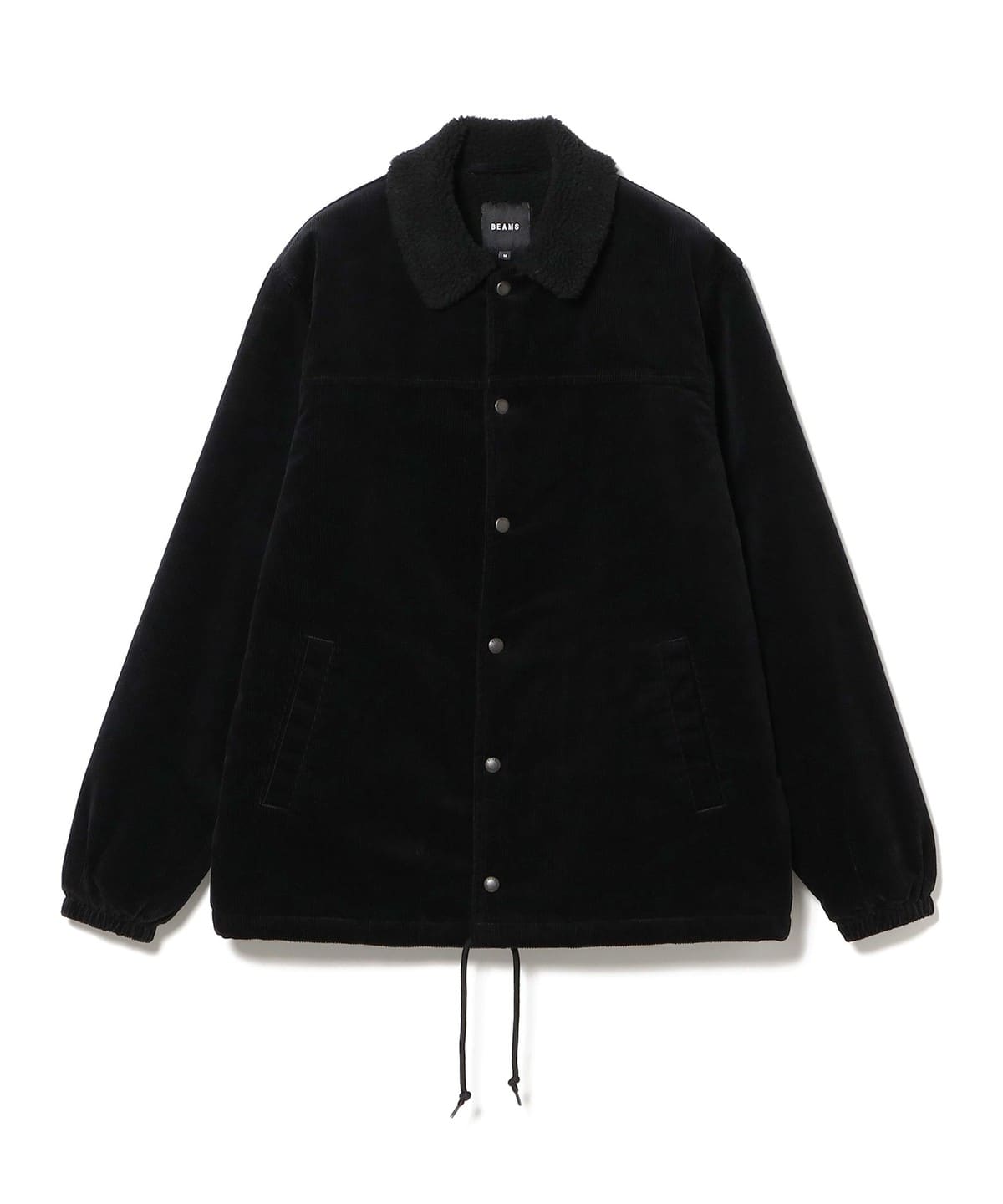 ルーズフィット コーデュロイ ボア コーチジャケット ブルゾン MEN BLACK XL ルーズフィット コーデュロイ ボア コーチジャケット ブルゾン MEN BLACK XL