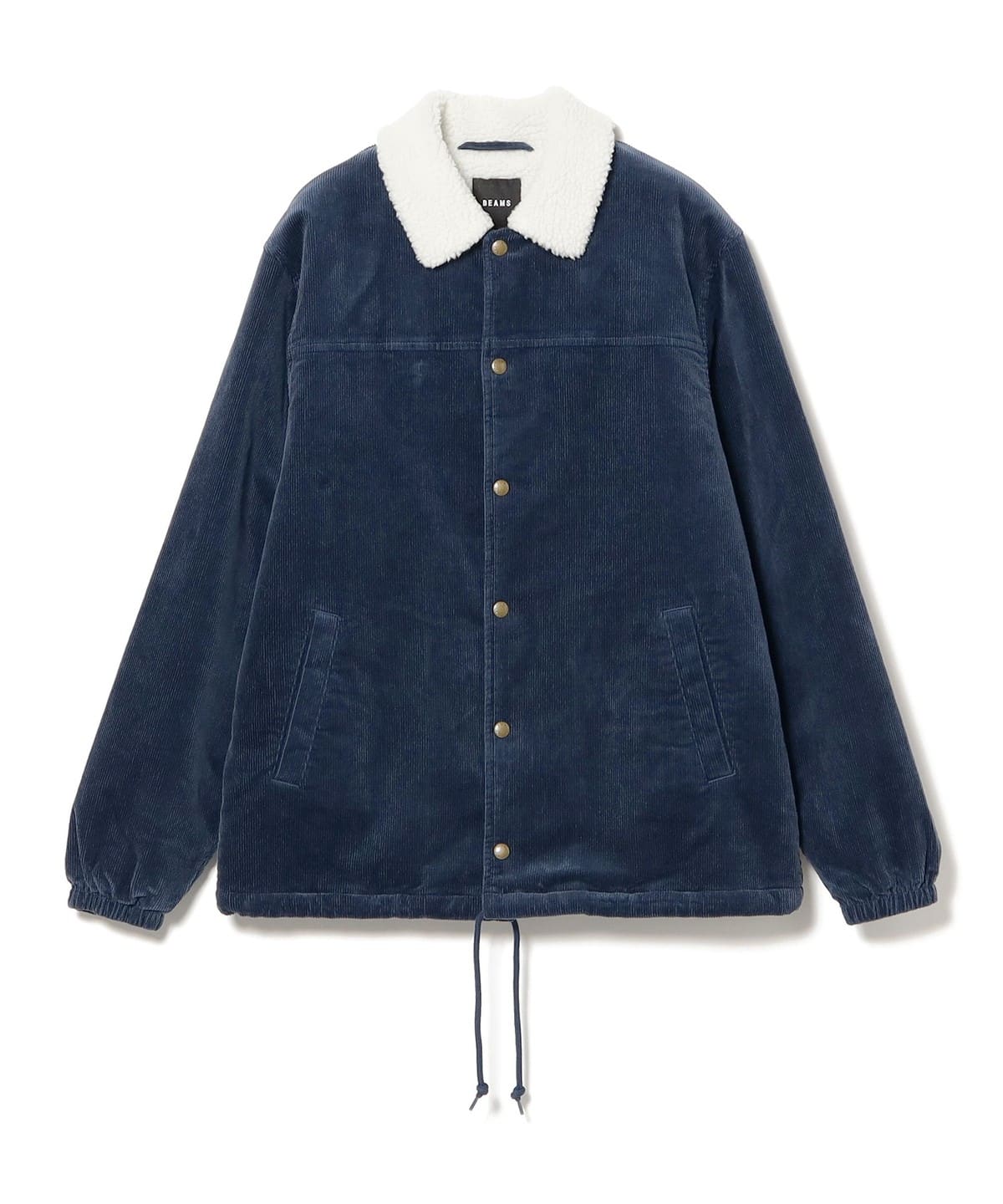 ルーズフィット コーデュロイ ボア コーチジャケット ブルゾン MEN BLUE XL ルーズフィット コーデュロイ ボア コーチジャケット ブルゾン MEN BLUE XL