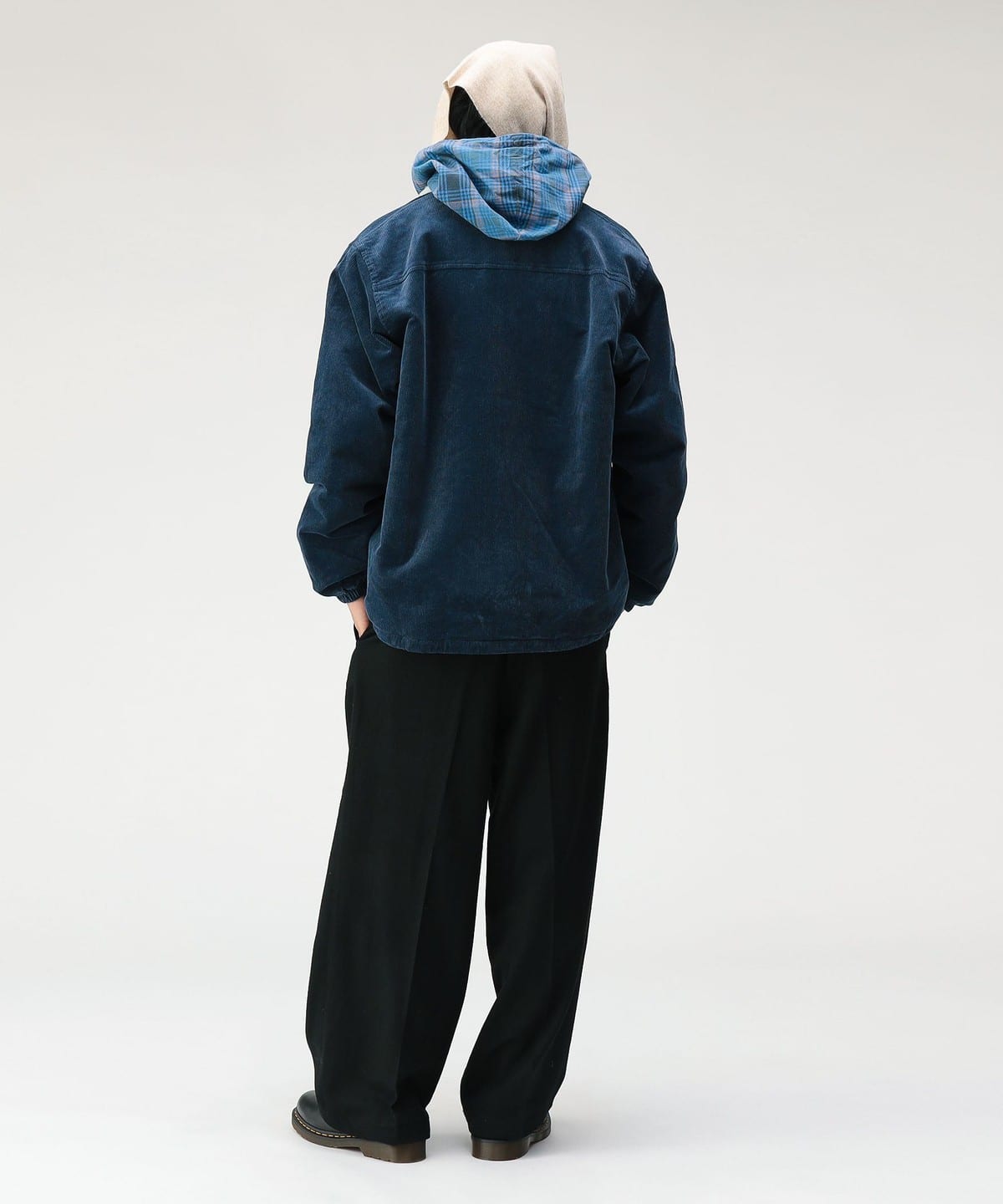 BEAMS（ビームス）ルーズフィット コーデュロイ ボア コーチジャケット