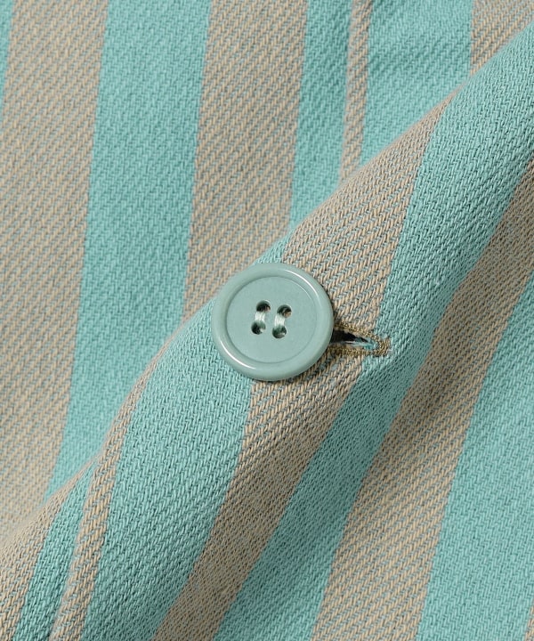 BEAMS（ビームス）UNUSED / Stripe food shirt（ブルゾン