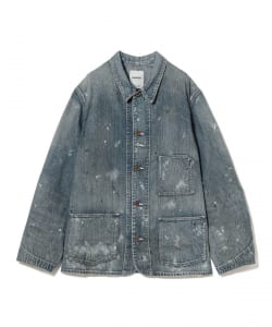 BOW WOW / PAINT-STAINED ENGINEER'S COVERALL