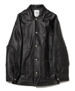 BOW WOW / BRAIDED LEATHER COVERALL
