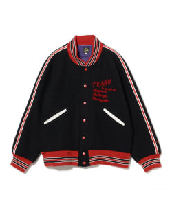 NEEDLES / Deconstructed Lettered Jacket - Wool Melton