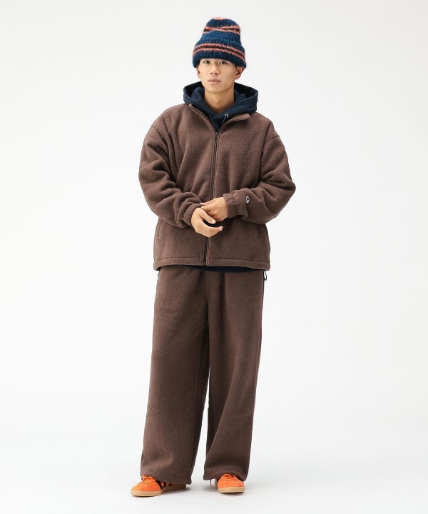 BEAMS（ビームス）【別注】Champion / Fleece Stand Zip Jacket