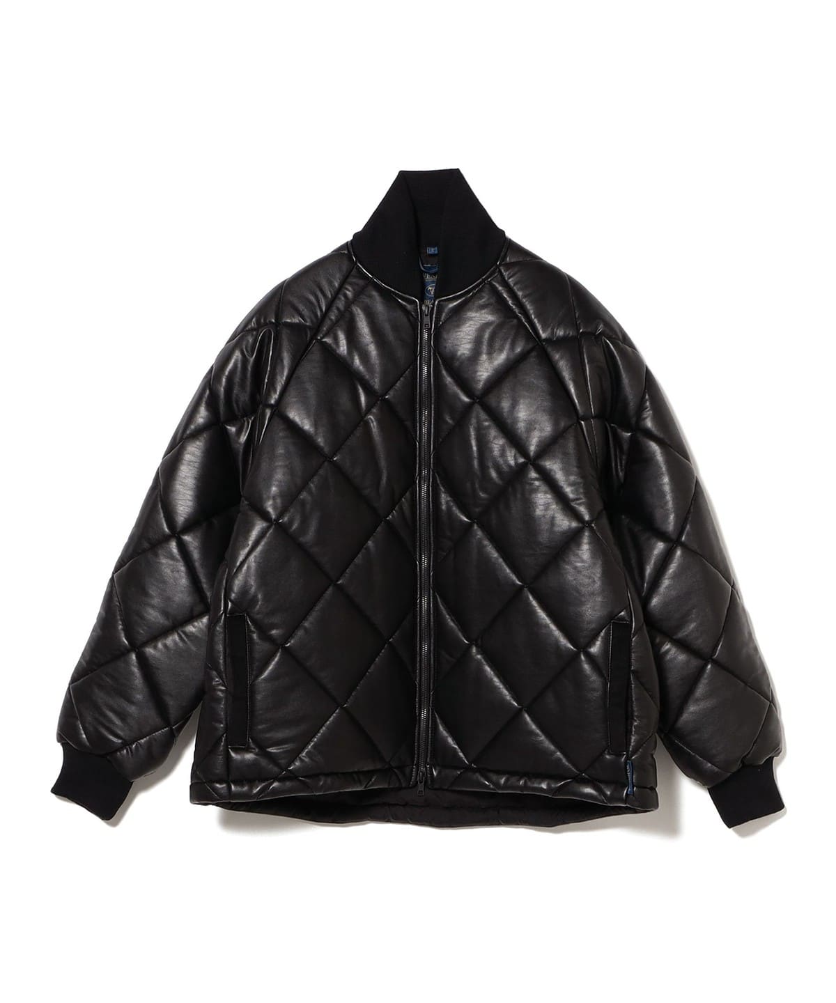 【別注】LAVENHAM ラベンハム / QUILTED BOMBER JACKET ブルゾン MEN BLACK L 【別注】LAVENHAM ラベンハム / QUILTED BOMBER JACKET ブルゾン MEN BLACK L