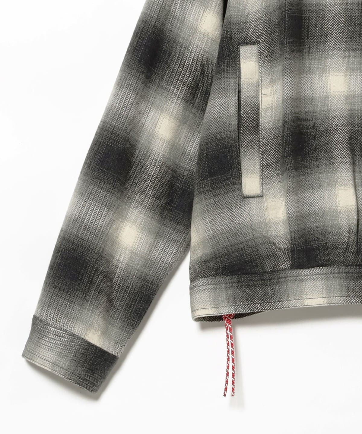 BEAMS JAPAN（ビームス ジャパン）オンブレチェック ブルゾン