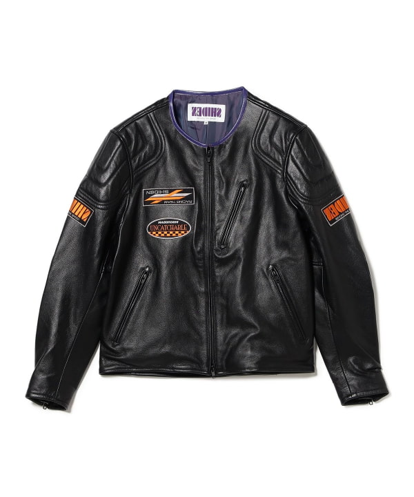 BEAMS（ビームス）SHIDEN / MOTORCYCLE LEATHER JACKET（ブルゾン