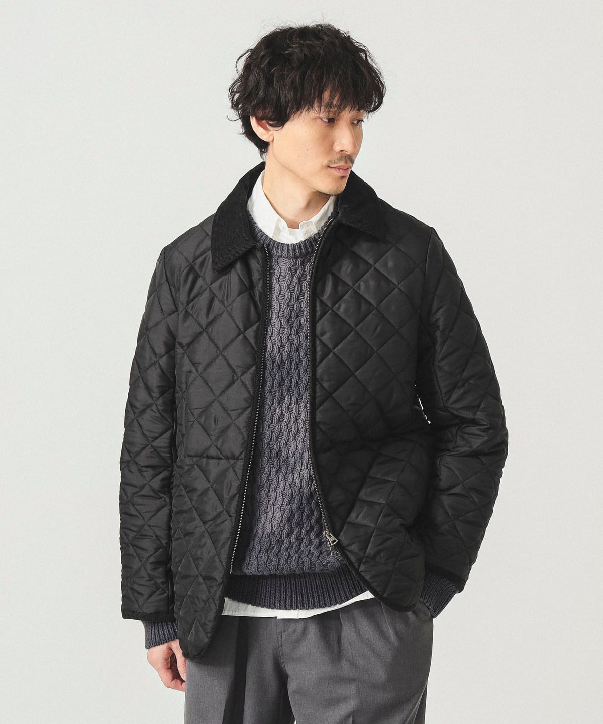 【別注】Traditional Weatherwear トラディショナル ウェザーウェア / Waverly ブルゾン MEN BLACK 42 【別注】Traditional Weatherwear トラディショナル ウェザーウェア / Waverly ブルゾン MEN BLACK 42