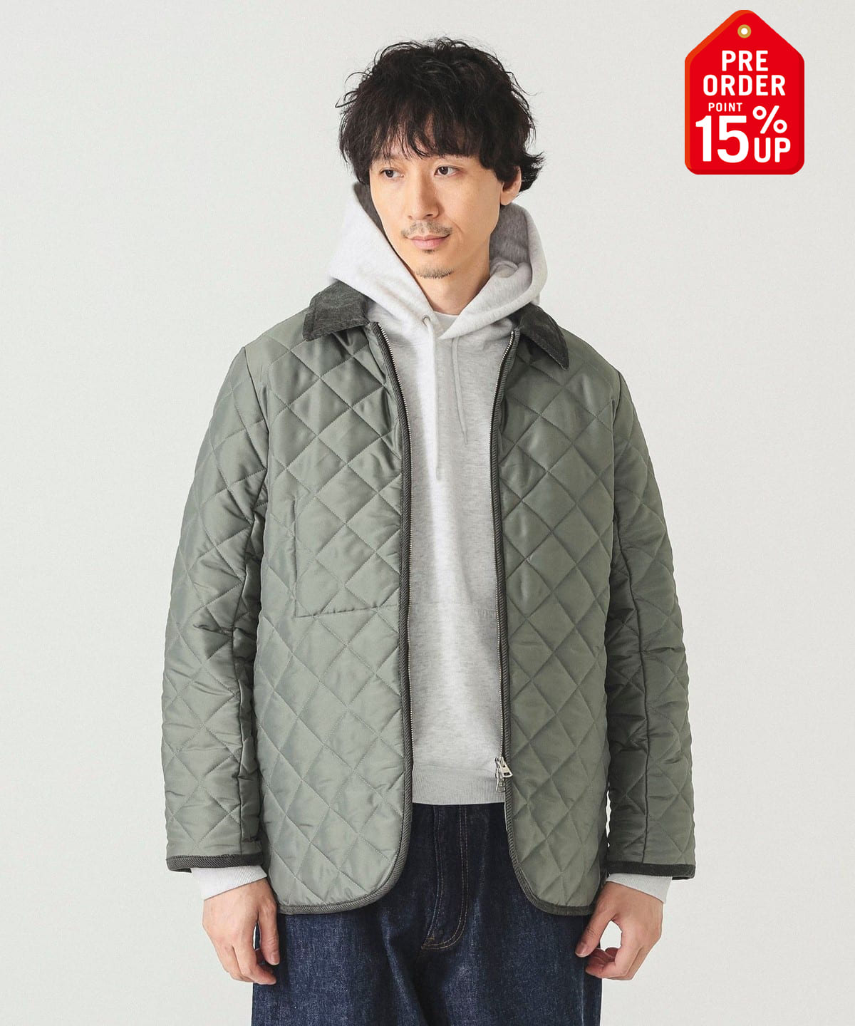 【+15%ポイントUP】【別注】Traditional Weatherwear トラディショナル ウェザーウェア / Waverly ブルゾン MEN SAGE 42 【+15%ポイントUP】【別注】Traditional Weatherwear トラディショナル ウェザーウェア / Waverly ブルゾン MEN SAGE 42