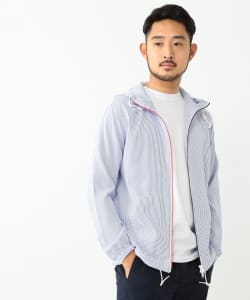 ▲BEAMS / シアサッカー ジップブルゾン