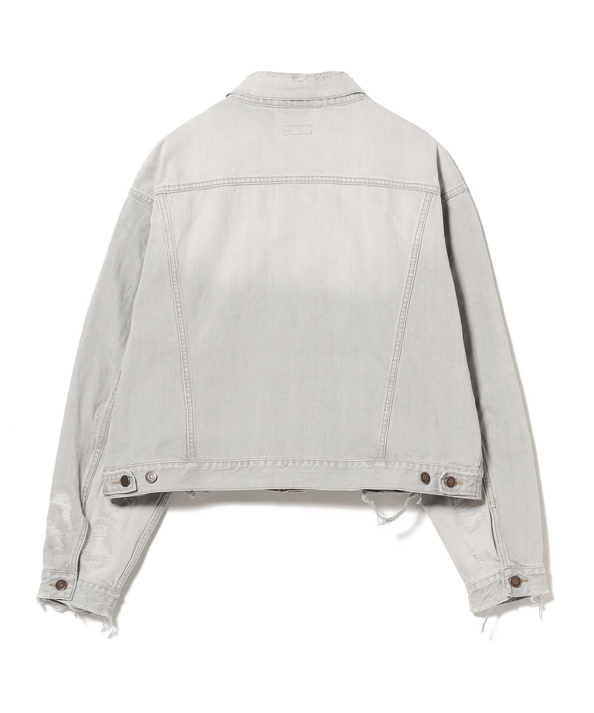 BEAMS（ビームス）Damage Denim Jacket（ブルゾン デニムジャケット