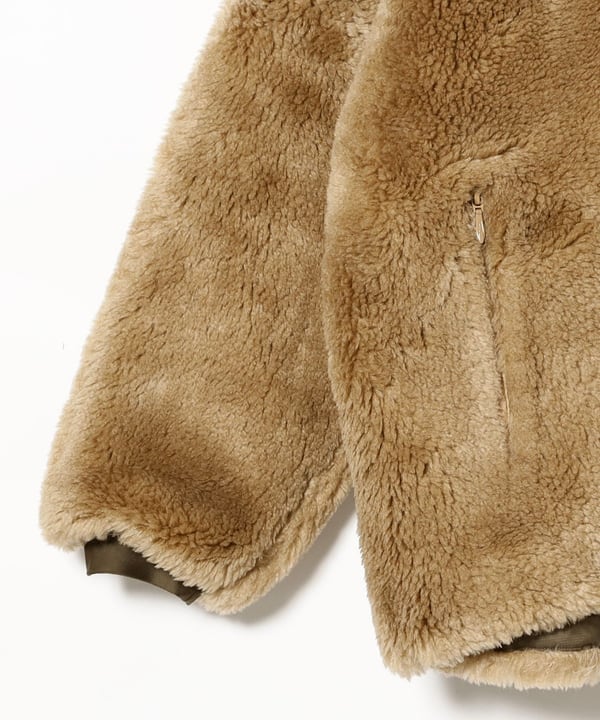 ファーブルゾン ヒビ割れ加工 着画あり レオパファーブルゾン｜SPIRALGIRL スパイラルガール 存在感抜群