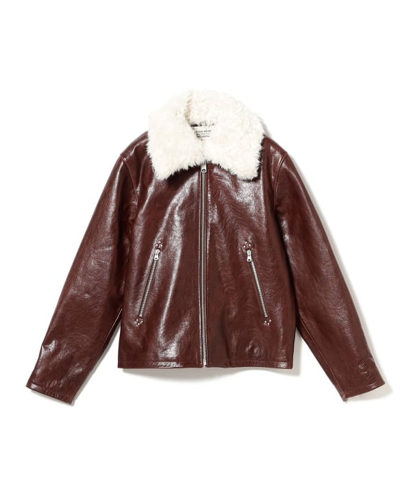 ジャケット・アウター FUTURE ARCHIVE / LEATHER ZIP UP BLOUSON BEAMS（ビームス）FUTURE ARCHIVE / LEATHER BLOUSON（ブルゾン