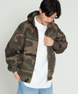 ▲BEAMS / ウーブン ジップ パーカ