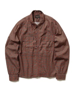 ▲BEAMS PLUS / ジオメトリック柄 ジップ ブルゾン