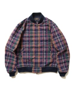 ▲BEAMS PLUS / シアサッカー スポーツ ブルゾン