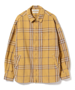 ▲REMI RELIEF / ジップアップ シャツブルゾン