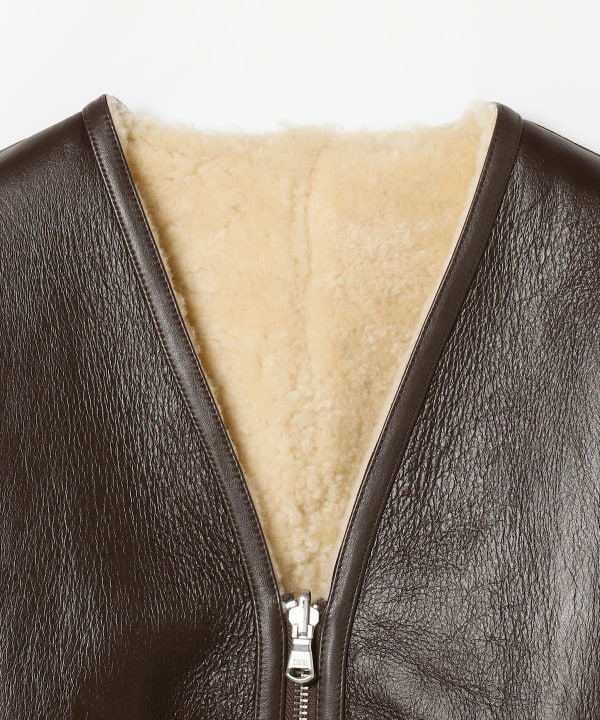 BEAMS（ビームス）BEAMS / ムートン カーディガン（ブルゾン