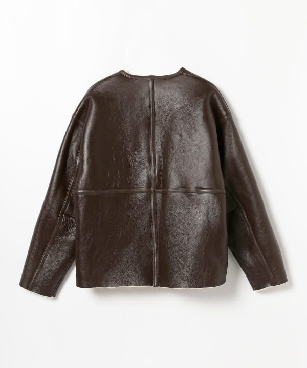 BEAMS（ビームス）BEAMS / ムートン カーディガン（ブルゾン ブルゾン