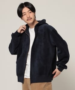 ▲BEAMS / ニット コーデュロイ フーディ