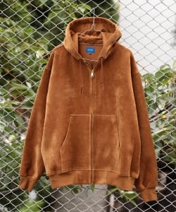 ▲BEAMS / ニット コーデュロイ フーディ
