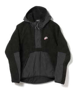 ▲NIKE / フリース 切替 ハーフジップ パーカ