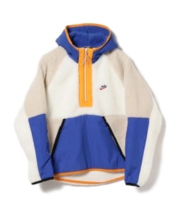 ▲NIKE / フリース 切替 ハーフジップ パーカ
