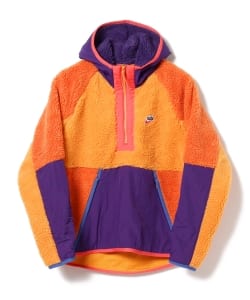 ▲NIKE / フリース 切替 ハーフジップ パーカ