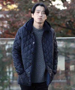 ▲Traditional Weatherwear × BEAMS / 別注 WAVERLY フーディー