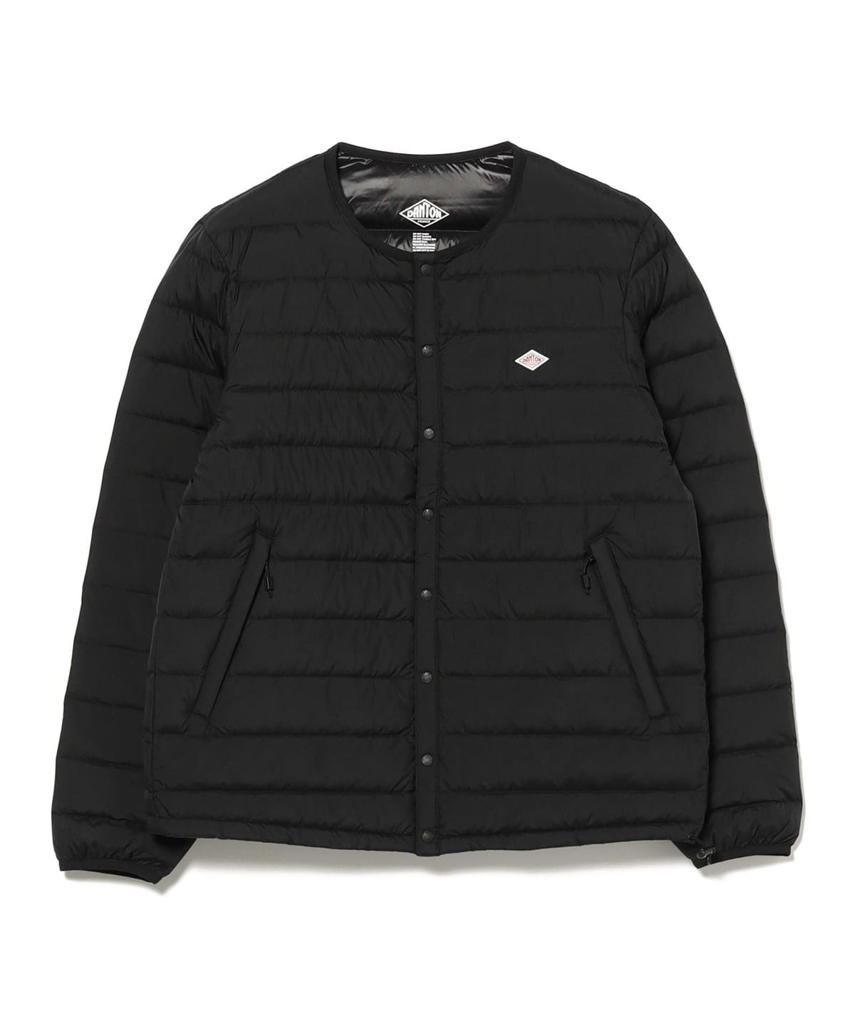 DANTON ダントン / CREWNECK INNER DOWN JACKET ブルゾン MEN BLACK S DANTON ダントン / CREWNECK INNER DOWN JACKET ブルゾン MEN BLACK S