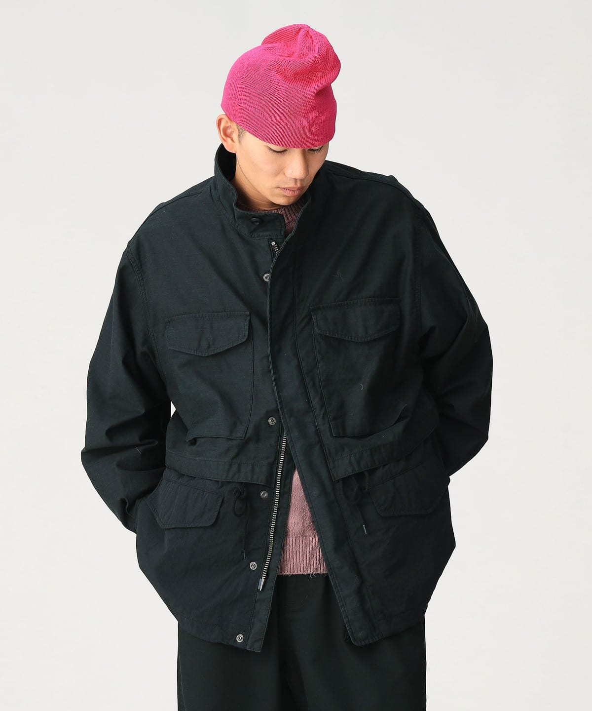 BEAMS（ビームス）レイヤード M65 ジャケット【ワイドフィット
